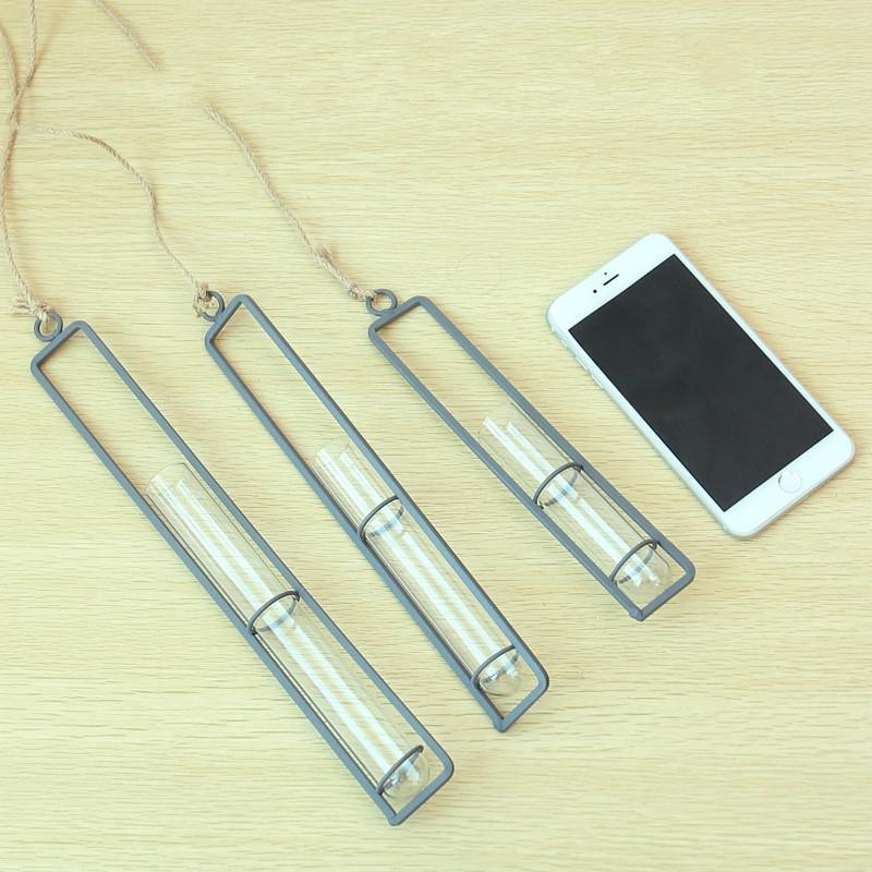 Charming Iron Art Glass Wall Hanging for Home Gardening - Small Size 8