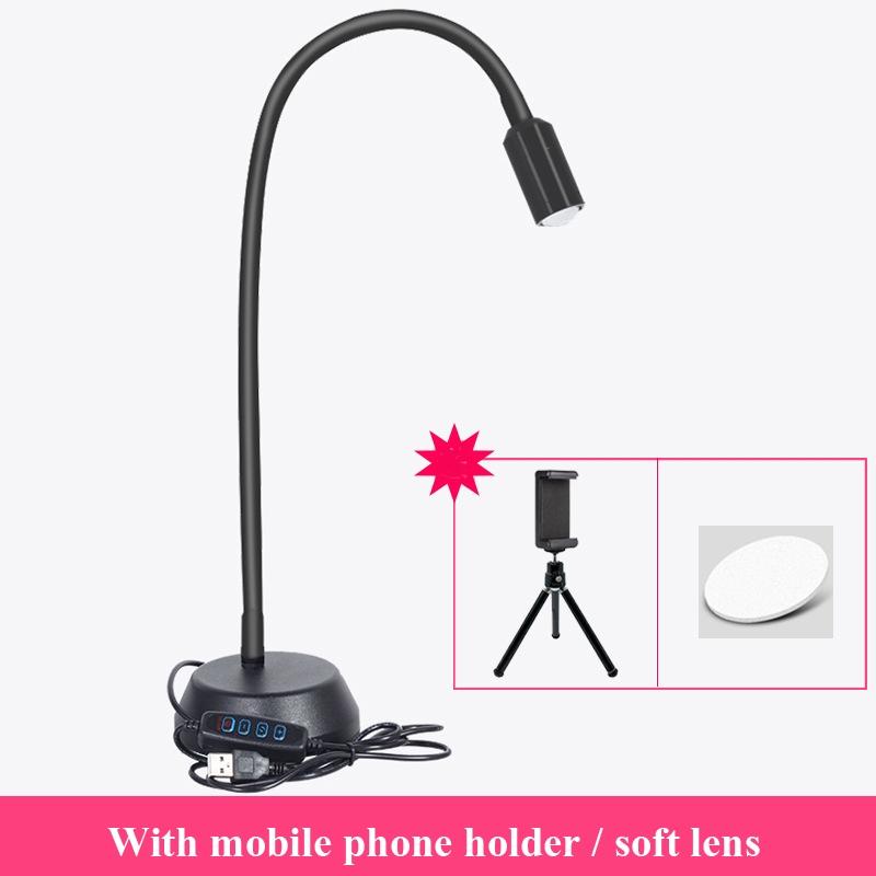 Adjustable Led Jewelry Table Lamp for Wenwan Diamond Jadeite Jade - Single Head 5