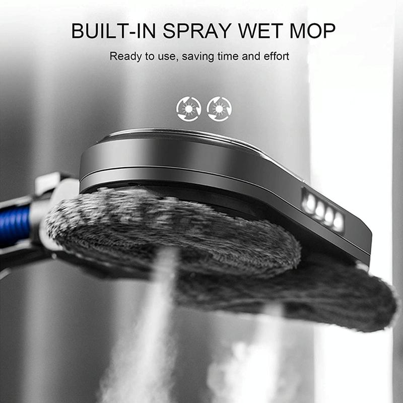 Electric Vacuum Cleaner with Integrated Mopping Head and Water Tank - Includes 6 Rag Pieces - For Dyson V7 V8 V10 V11 5