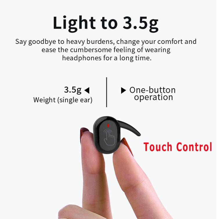 Mini Wireless Bluetooth 5.0 In-ear Earphone 7