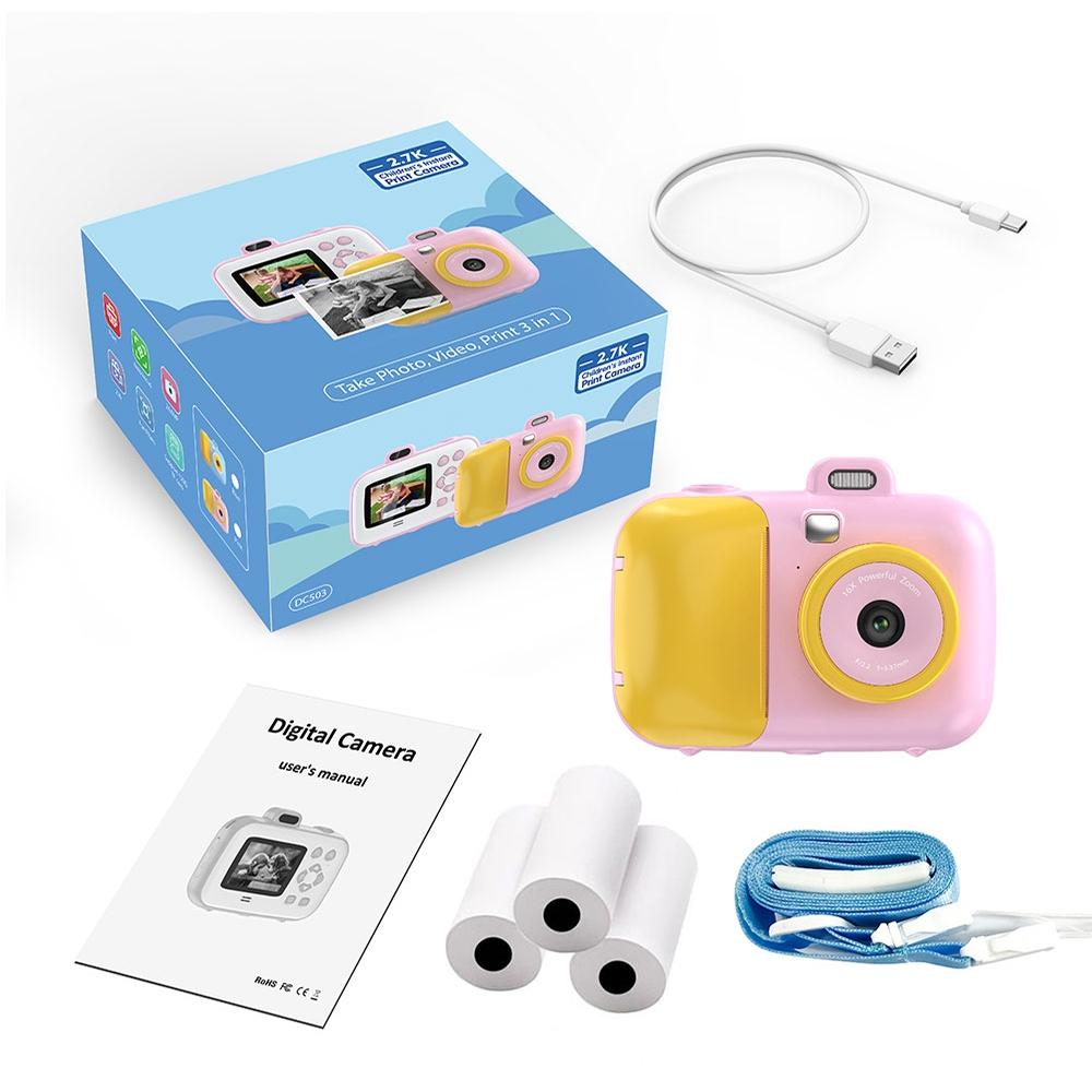 Smart Kids Thermal Camera With Printing Paper - 2.4 - Blue Focus - 503J Pink Fixed Focus 5