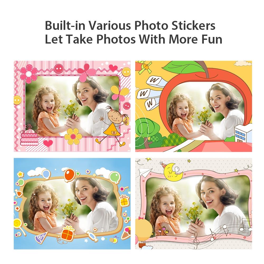 Smart Kids Thermal Camera With Printing Paper - 2.4 - Blue Focus - 503J Pink Fixed Focus 11