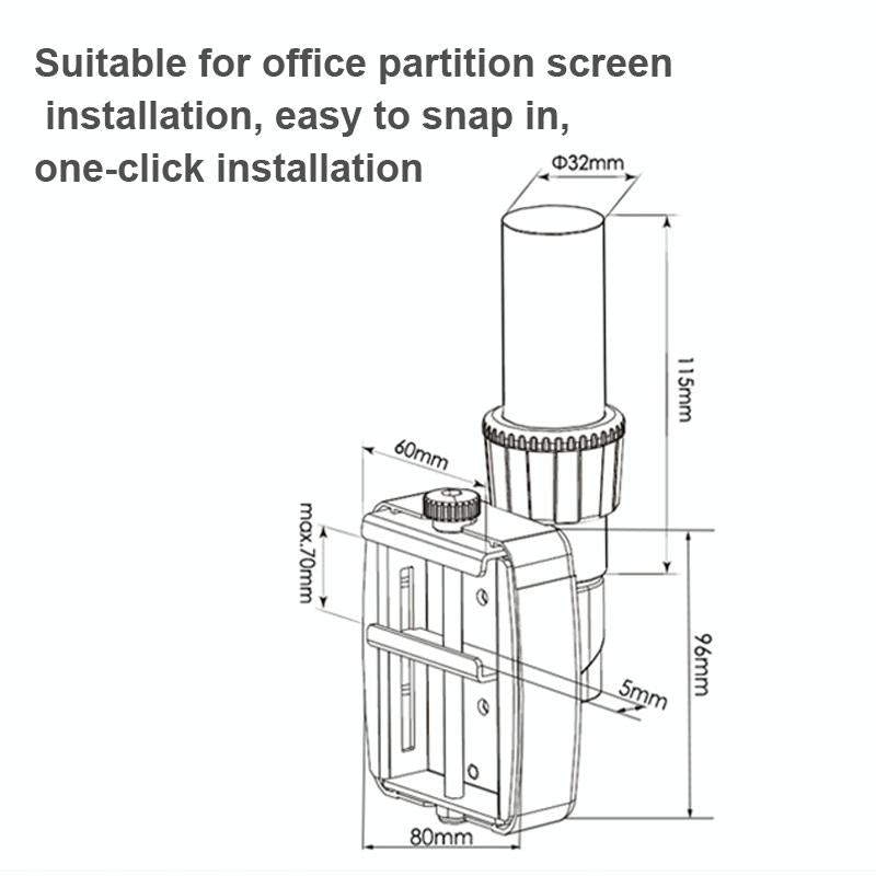 Adjustable Monitor Bracket for Easy Rotation and Sliding 6