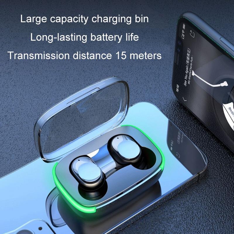 Wireless In-ear Gaming Headphones with Breathing Light - Y60 Tws5.1 7