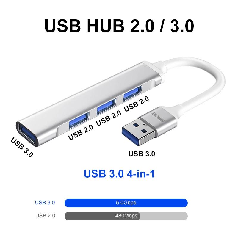 4-Port Usb 3.0 Splitter Hub Adapter 3