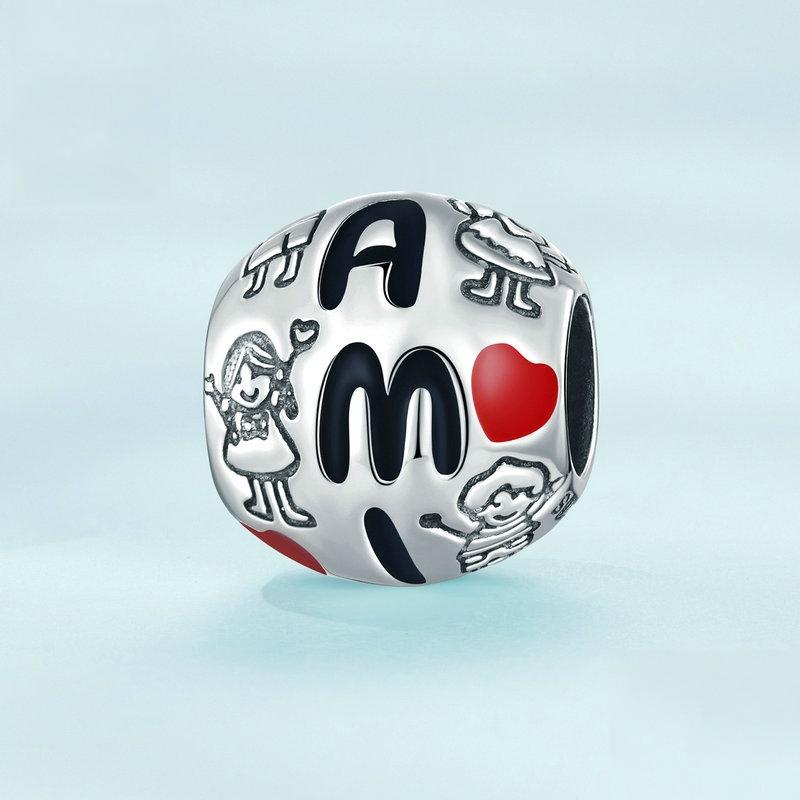 925 Sterling Silver Colourful Family Bracelet 3