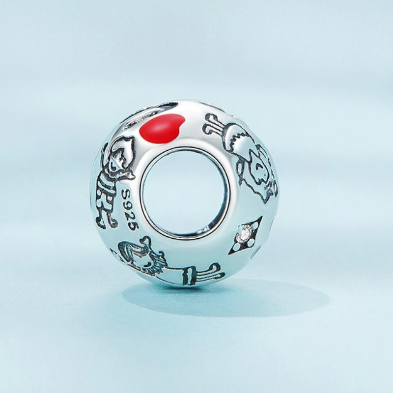 925 Sterling Silver Colourful Family Bracelet 4
