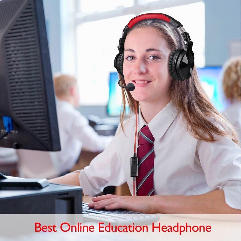 Wireless Gaming Headset Black & Red 8