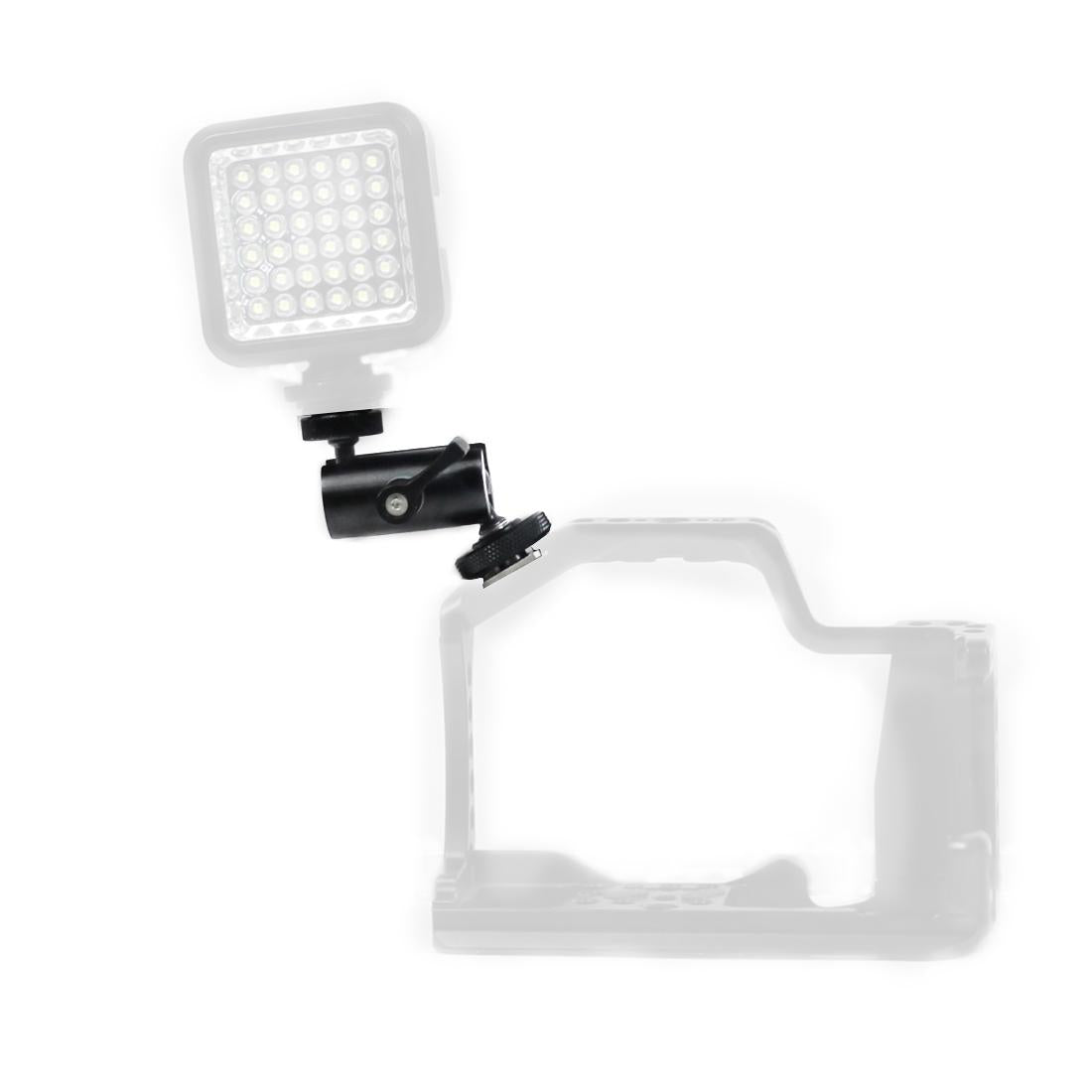 Universal Dual Ballhead Cold Shoe Mount for Action Cameras 4