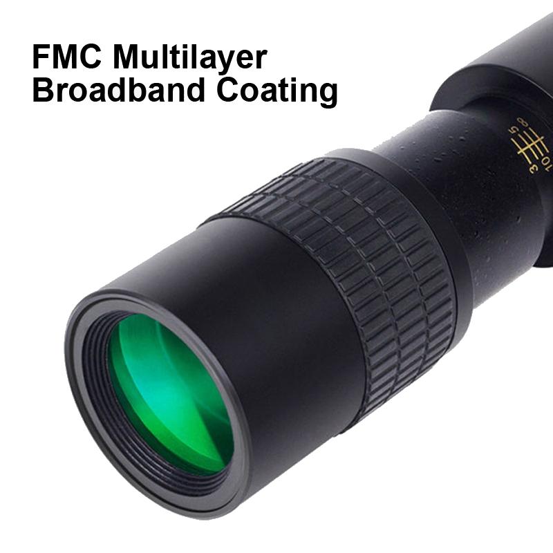 High Definition Monocular Telescope - 10-300X40 Bak4 Prism 5