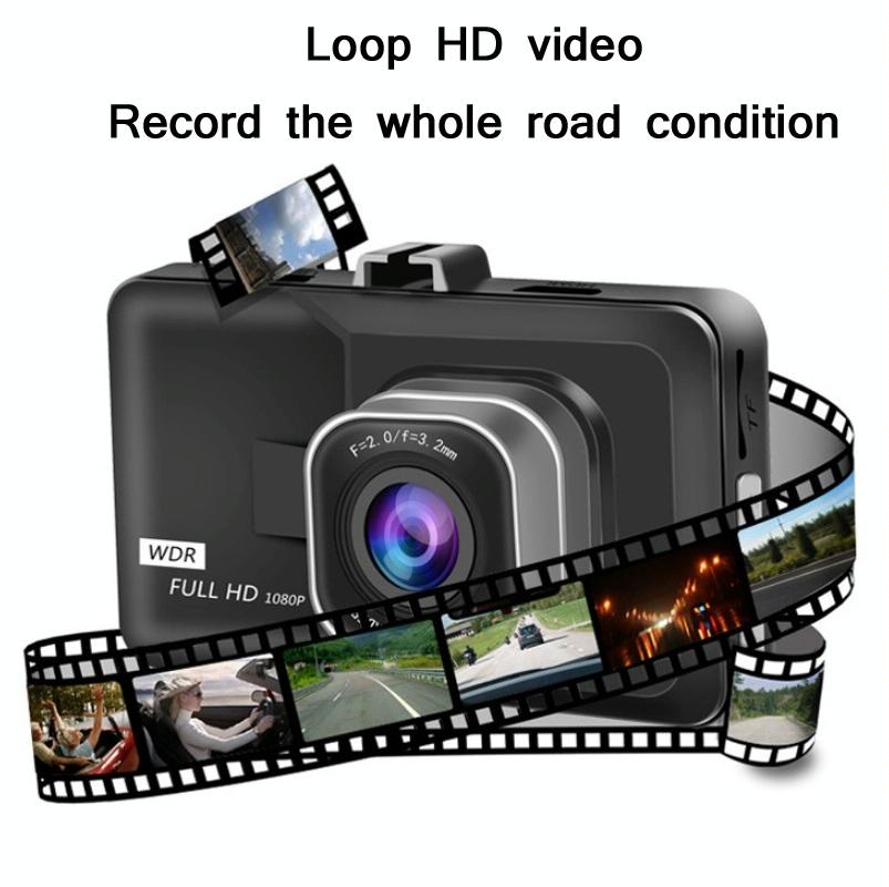 1080p Hd 3.0 Wide-angle Driving Recorder with Reversing Image - Compact Size 5