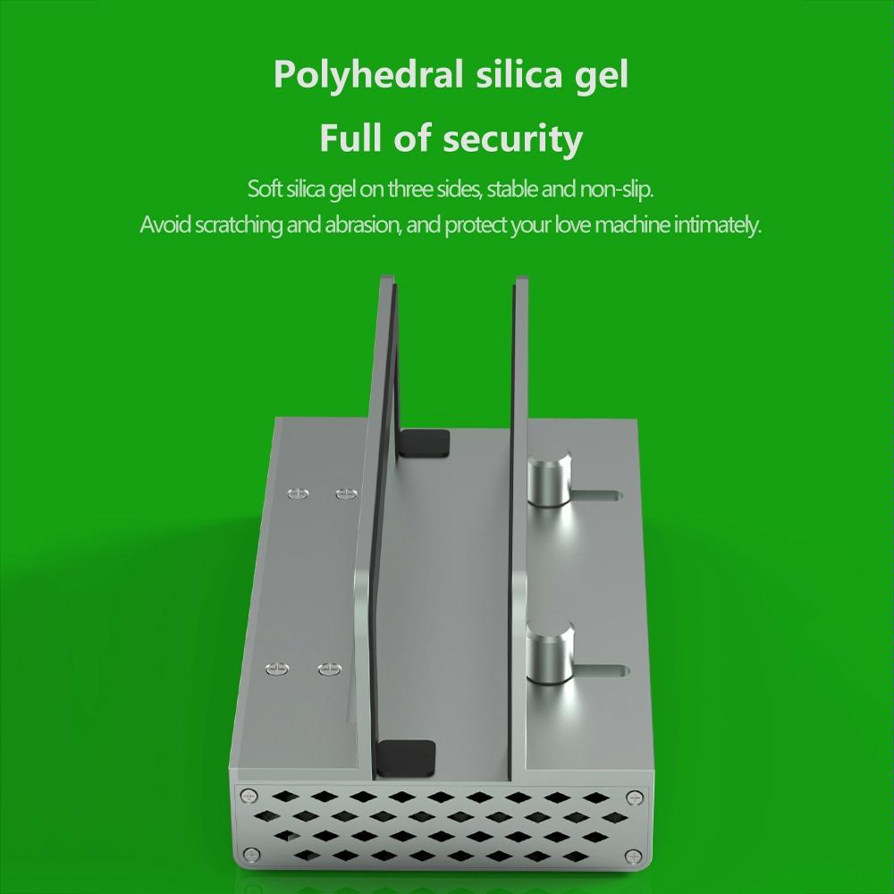Vertical Laptop Docking Station with 4k / 60hz Type-c Hub - 10-In -1 Without Lan 12