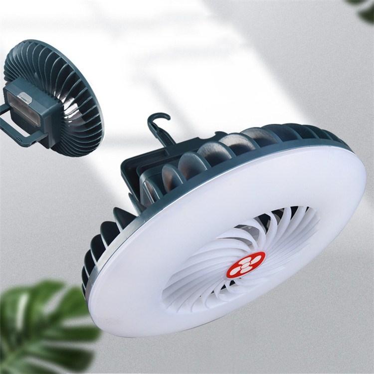 Multi-function Rechargeable Fan Light for Camping and Live Broadcast 3