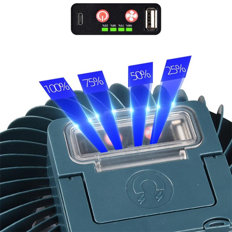 Multi-function Rechargeable Fan Light for Camping and Live Broadcast 4