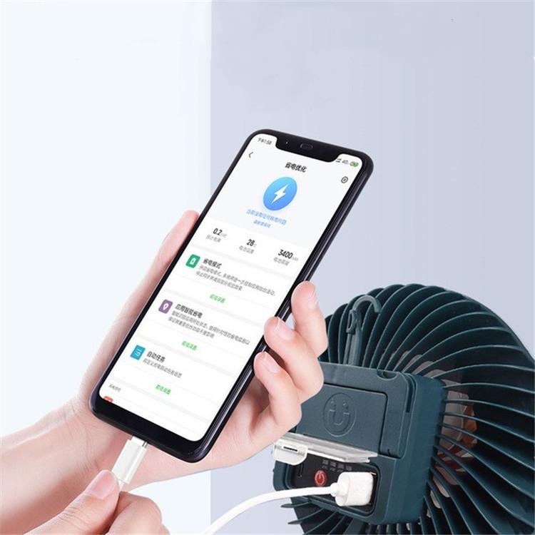 Multi-function Rechargeable Fan Light for Camping and Live Broadcast 5