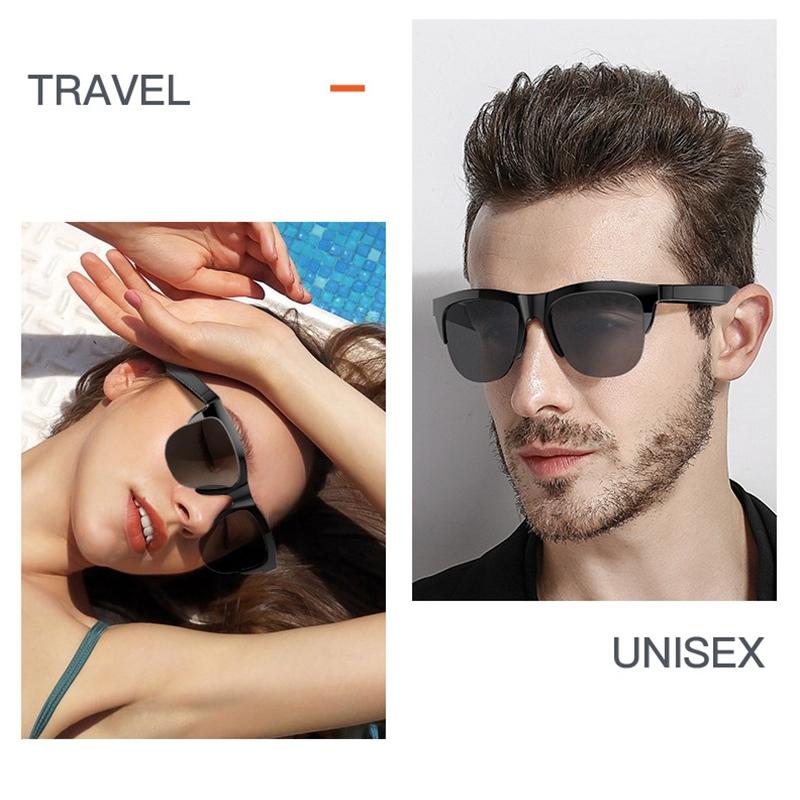 Bluetooth 5.3 Smart Sunglasses with Wireless Headset and Anti-glare Protection 7