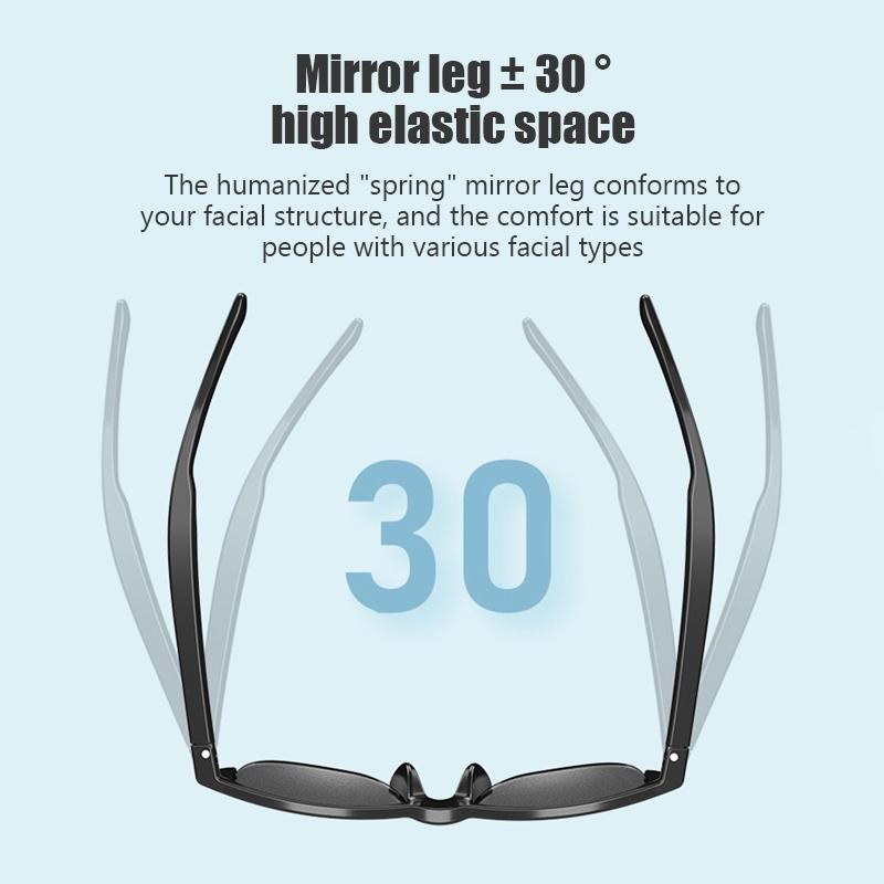 Bluetooth 5.3 Smart Sunglasses with Wireless Headset and Anti-glare Protection 8