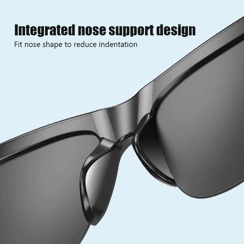 Bluetooth 5.3 Smart Sunglasses with Wireless Headset and Anti-glare Protection 11