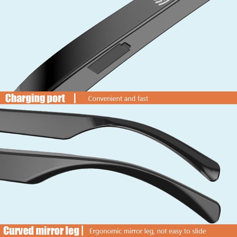 Bluetooth 5.3 Smart Sunglasses with Wireless Headset and Anti-glare Protection 13