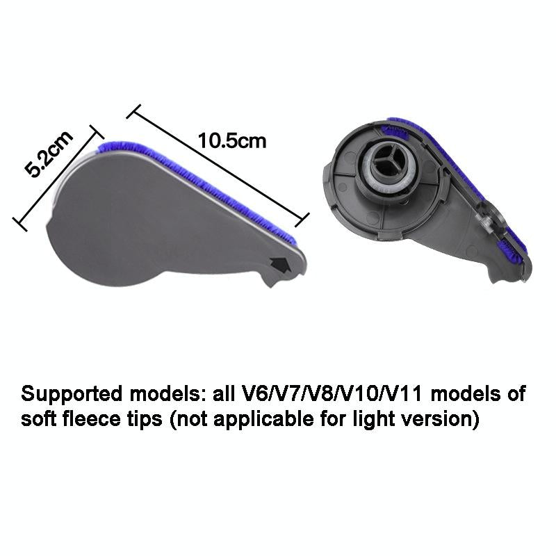 Soft Velvet Suction Head Side Cover for Dyson Vacuum Cleaners 5