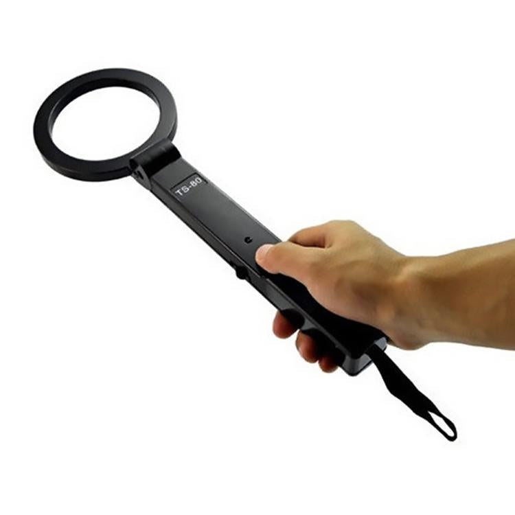 Portable Hand-held Metal Detector - Folding Black 6
