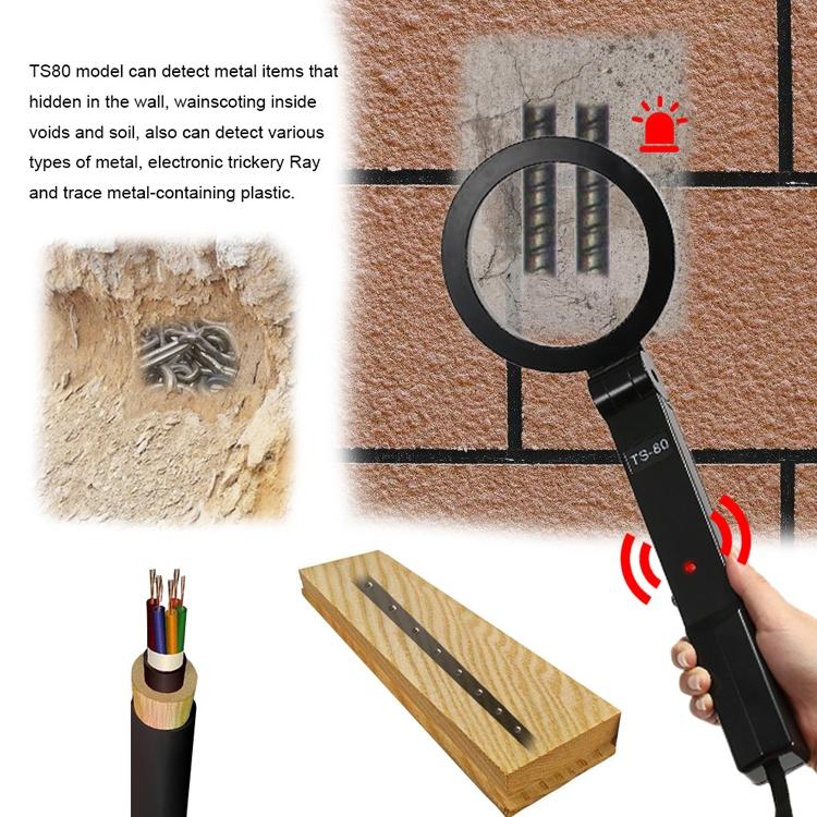 Portable Hand-held Metal Detector - Folding Black 7