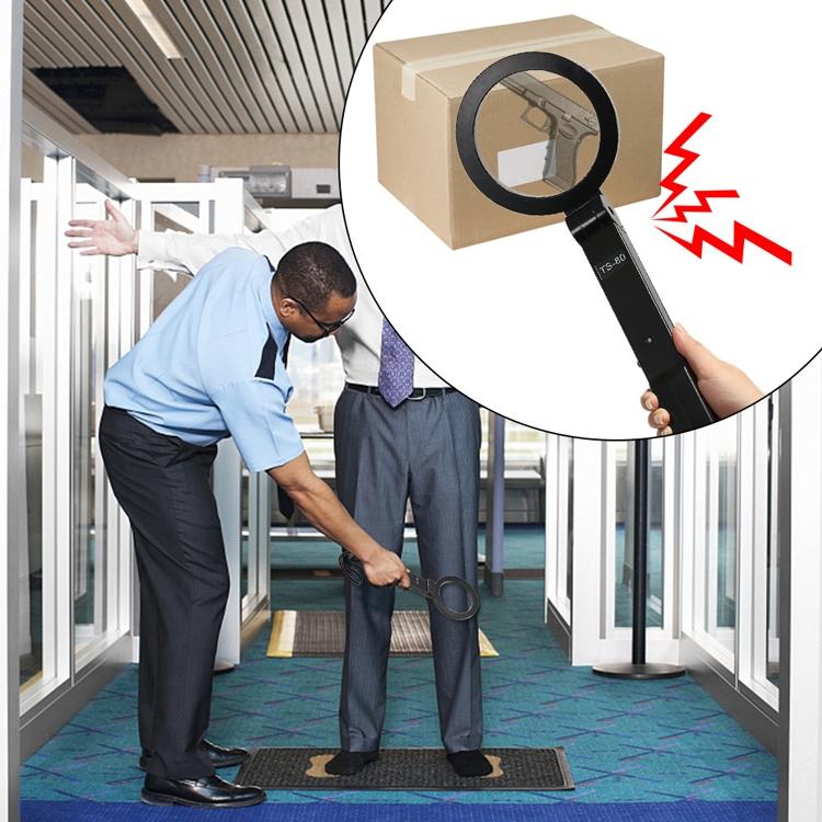 Portable Hand-held Metal Detector - Folding Black 8