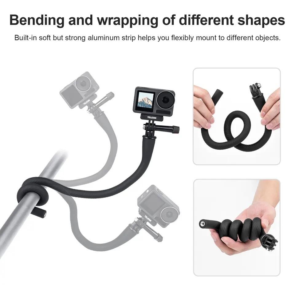 Versatile Octopus Tripod for Action Camera and Phone - Flexible Mount - Only Bracket 5