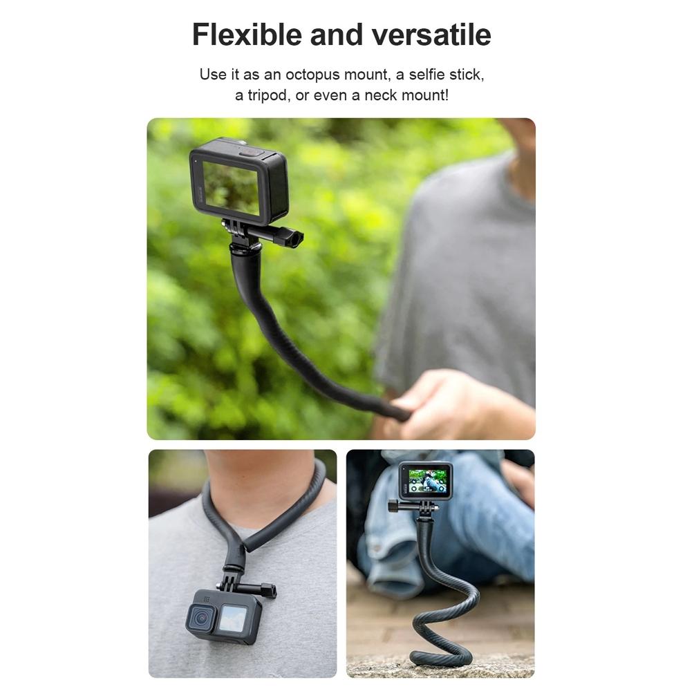 Versatile Octopus Tripod for Action Camera and Phone - Flexible Mount - Only Bracket 11