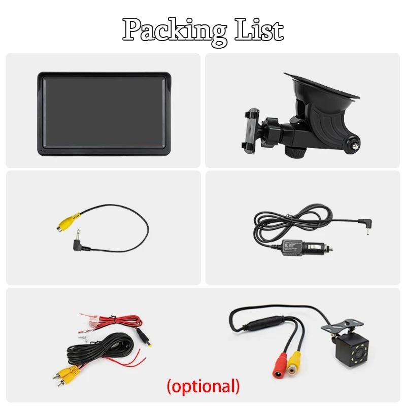 7 Inch Bluetooth 5.0 Carplay Monitor - Portable Compatible With Most Vehicles - Display 6
