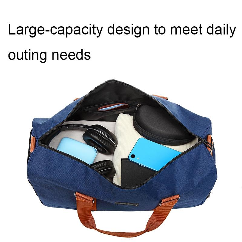 Blue Waterproof Gym Bag with Wet / Dry Separation - 9920 Blue 5