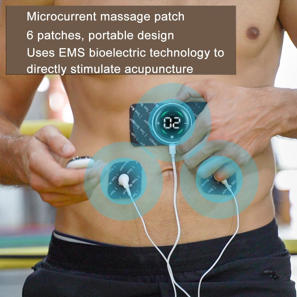 Ems Cervical Massager Patch Full Body Pulse Therapy - Single Host With Remote 4