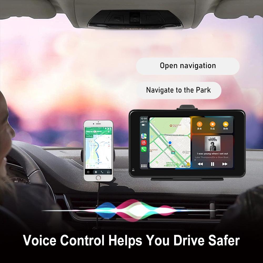 7 Inch Hd Smart Screen With Wireless Carplay & Android Auto - No Camera 6