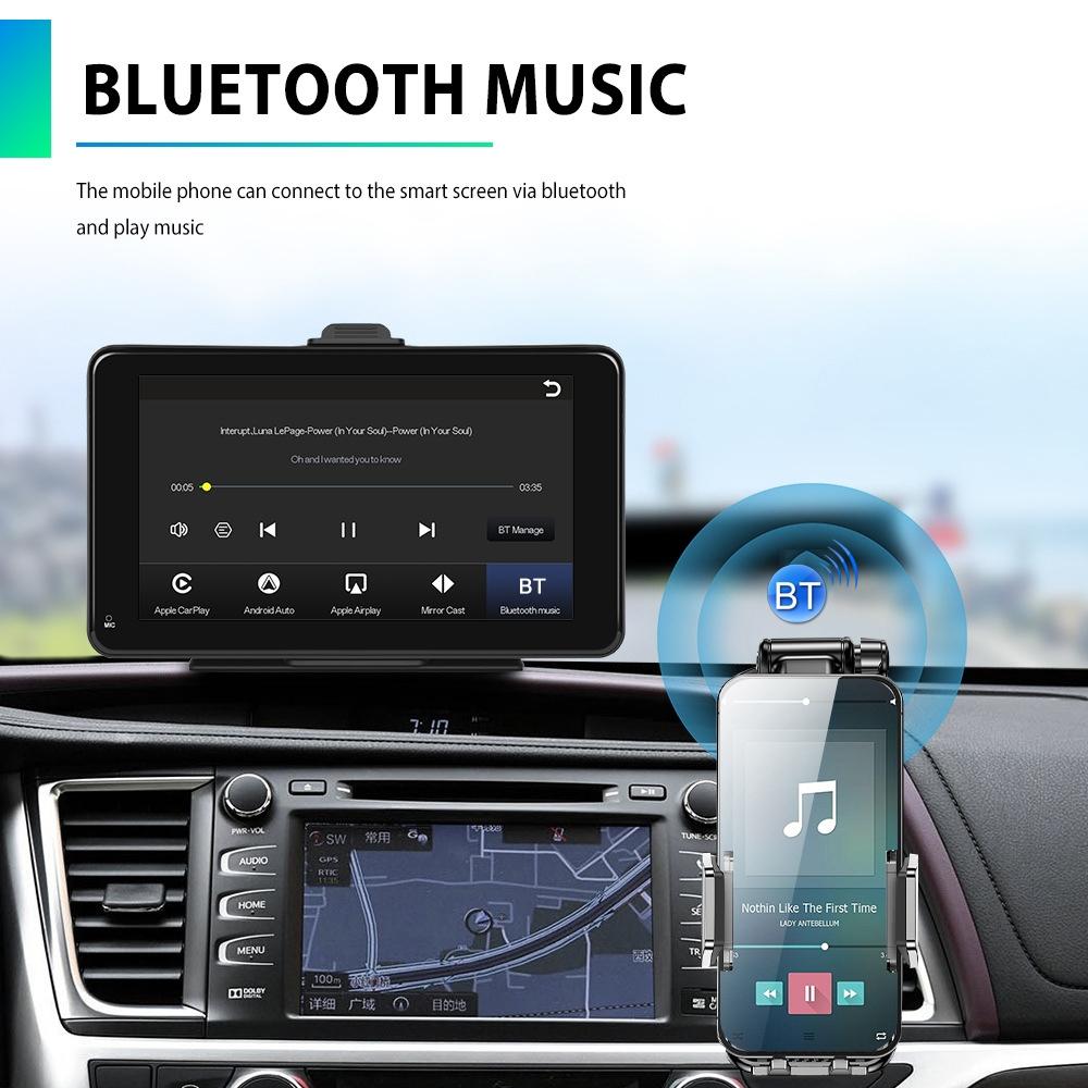 7 Inch Hd Smart Screen With Wireless Carplay & Android Auto - No Camera 12