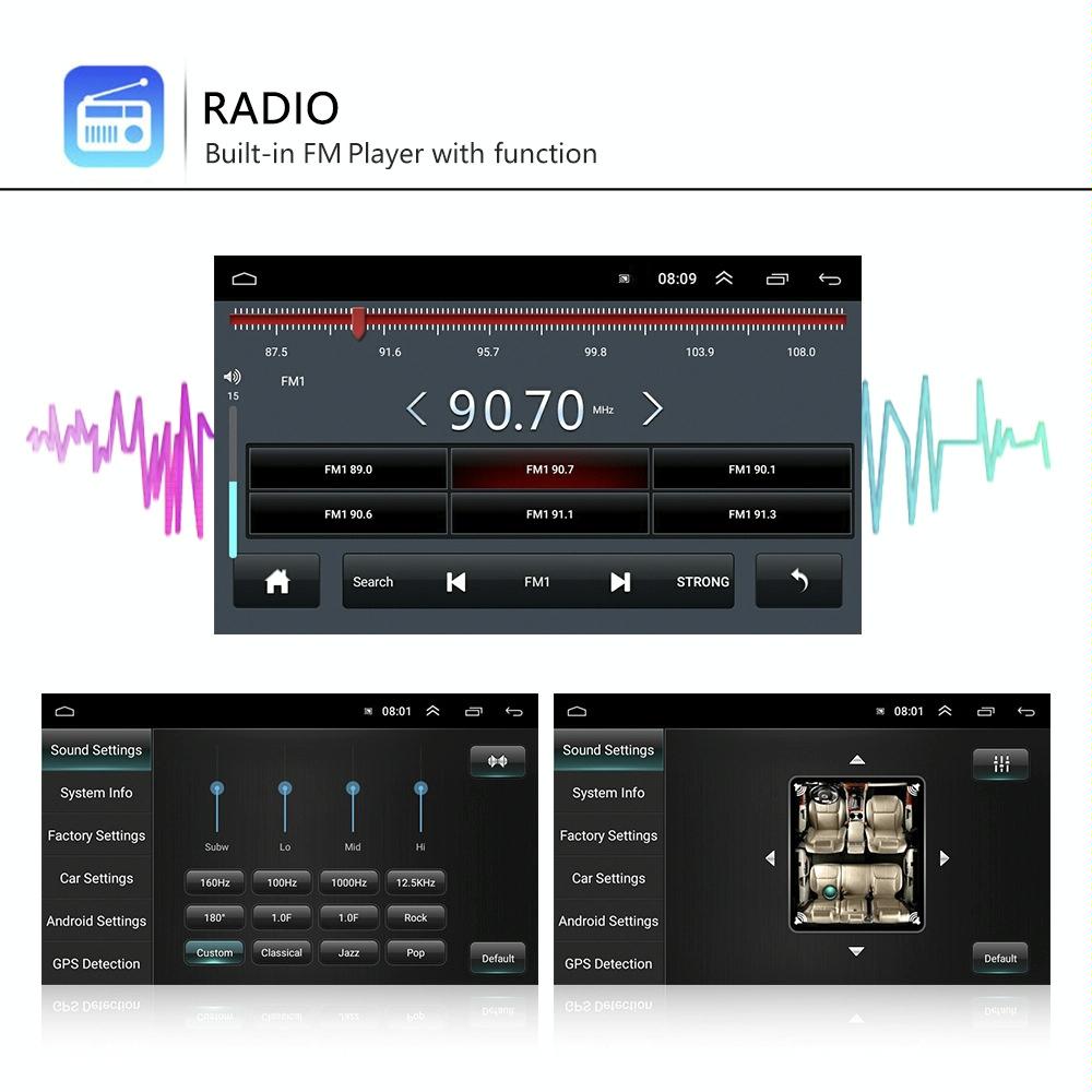 7 Inch Android Car Navigation Player With Wireless Carplay - 2 + 32G 8