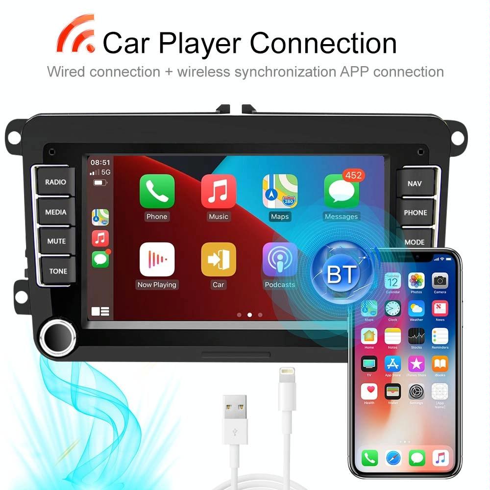 7 Inch Android Car Navigation Player With Wireless Carplay - 2 + 32G 15