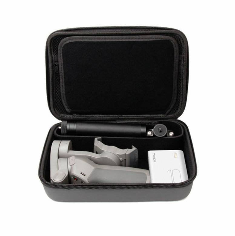 Portable Diamond Texture Leather Bag for Dji Mobile 3 - Black 4
