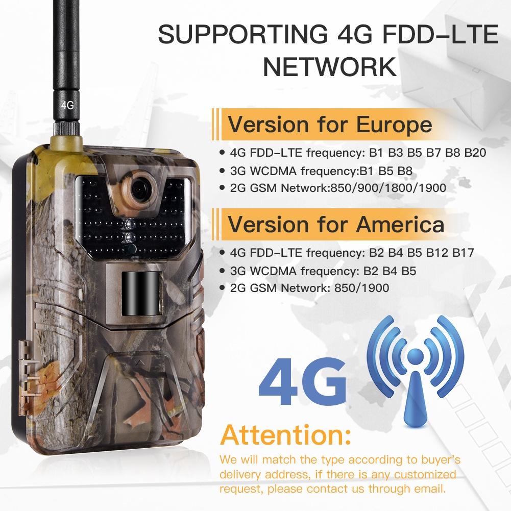 20Mp 2K Wildlife Hunting Trail Camera With Night Vision And 4G Cellular Surveillance 9