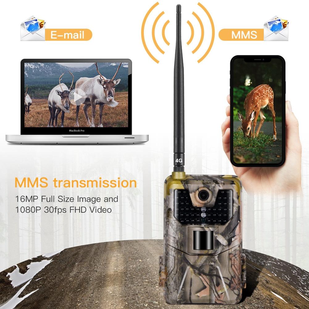 20Mp 2K Wildlife Hunting Trail Camera With Night Vision And 4G Cellular Surveillance 10