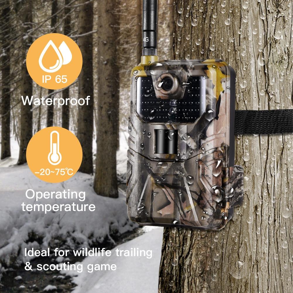 20Mp 2K Wildlife Hunting Trail Camera With Night Vision And 4G Cellular Surveillance 11