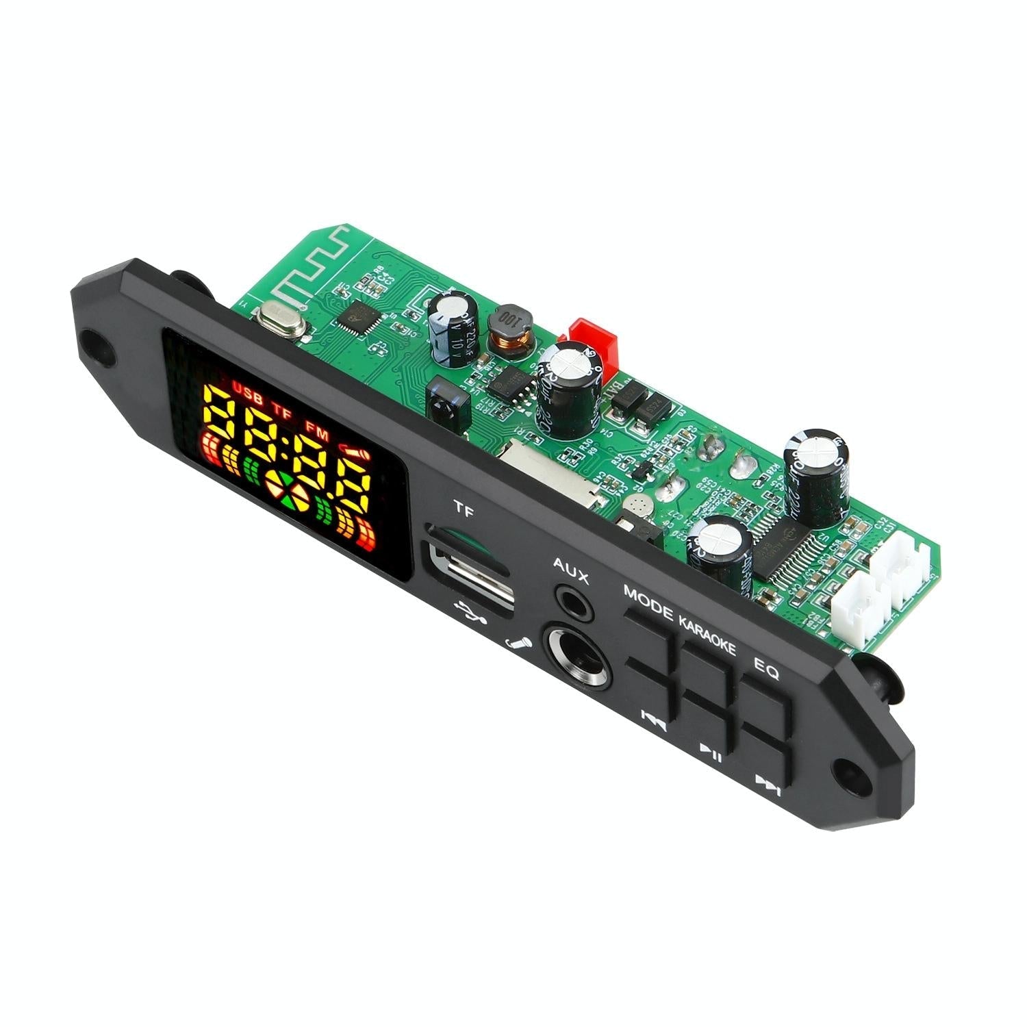 12V Bluetooth Mp3 Decoder Board W / 80W Power Amp & Colour Screen - Big Remote Control 3