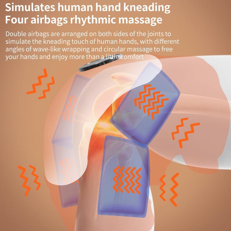 Rechargeable Heating Knee Massager Dual Joint Pad Wg-Jb-704 - Single 4