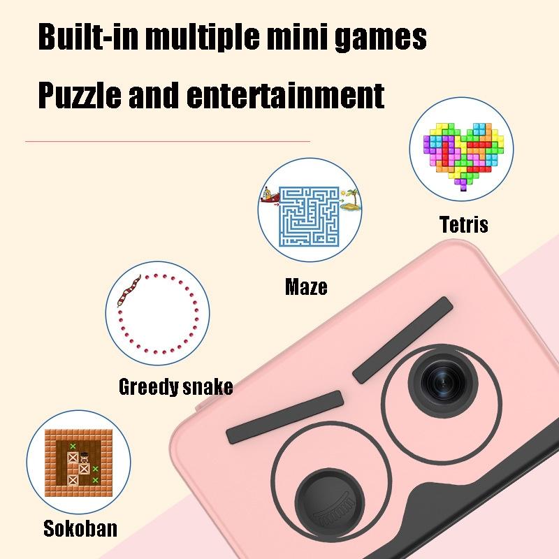 Mini Slr Camera for Kids with Dual-lens and Auto Focus 7
