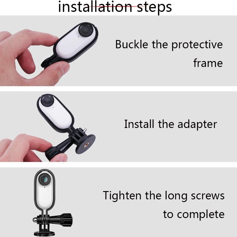 Insta360 Go Metal Frame with 1 / 4 Adapter and Screw 6