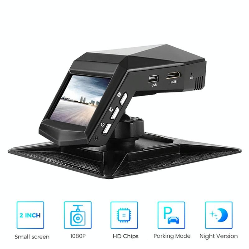 1080p Night Vision Hidden Driving Recorder with Aromatherapy - 2 Inch Hd Single Lens 3