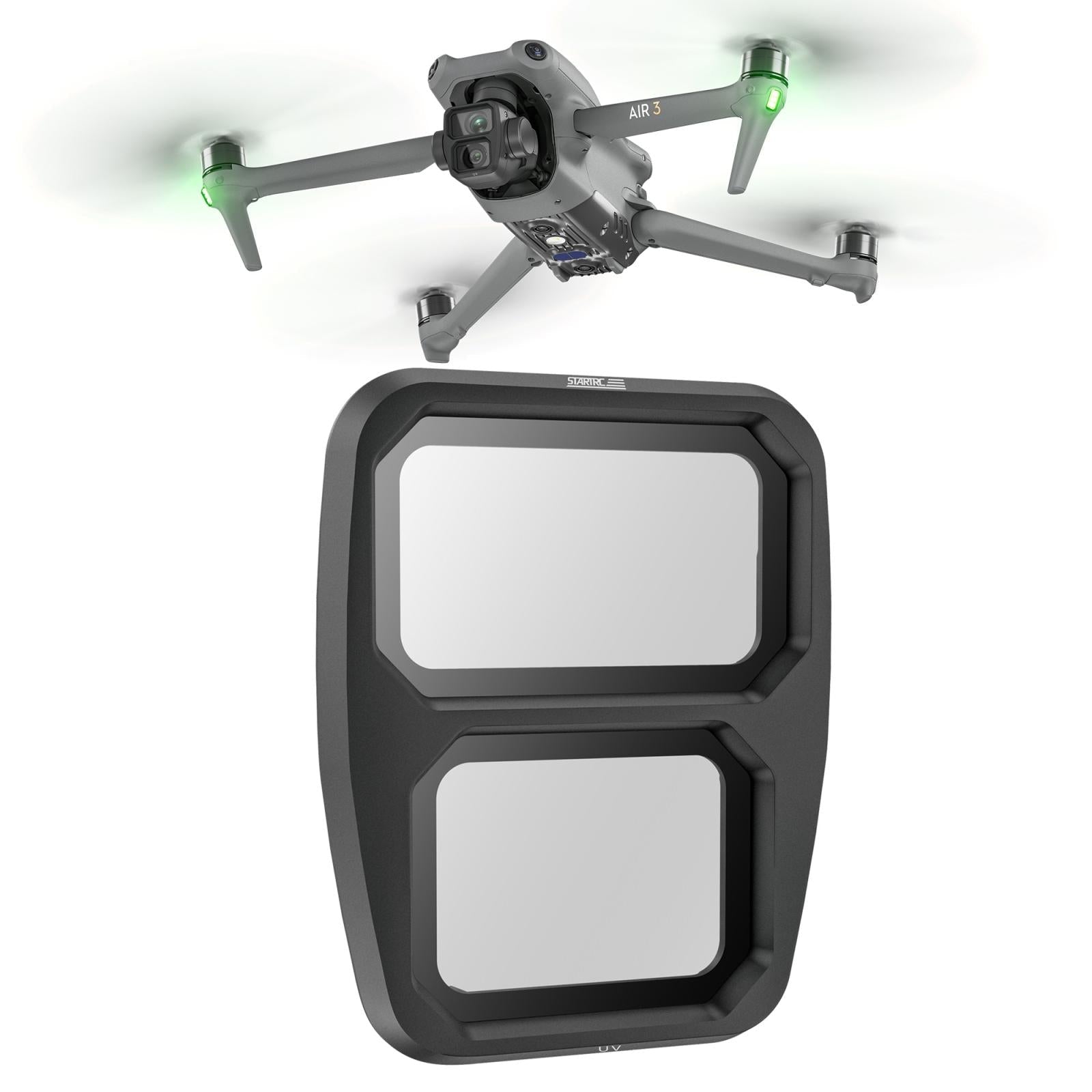 Versatile 4-in-1 Lens Filter for Dji Air 3 Drone - For Dji Air 3 Uv