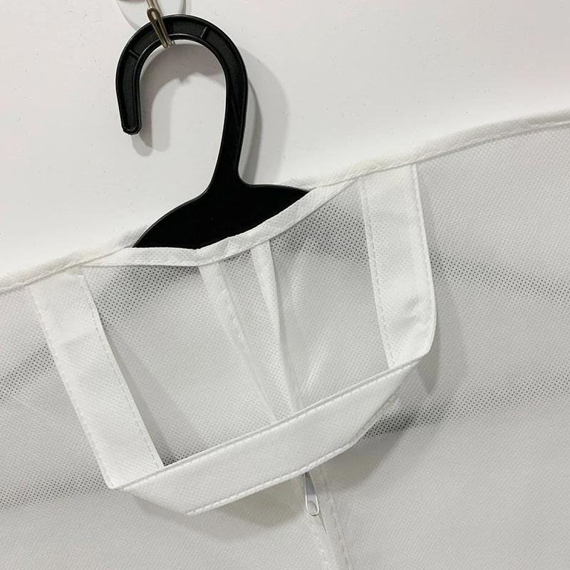 Black Non Woven Coat Suit Dust Bag 60X100Cm - White 60X100Cm 6