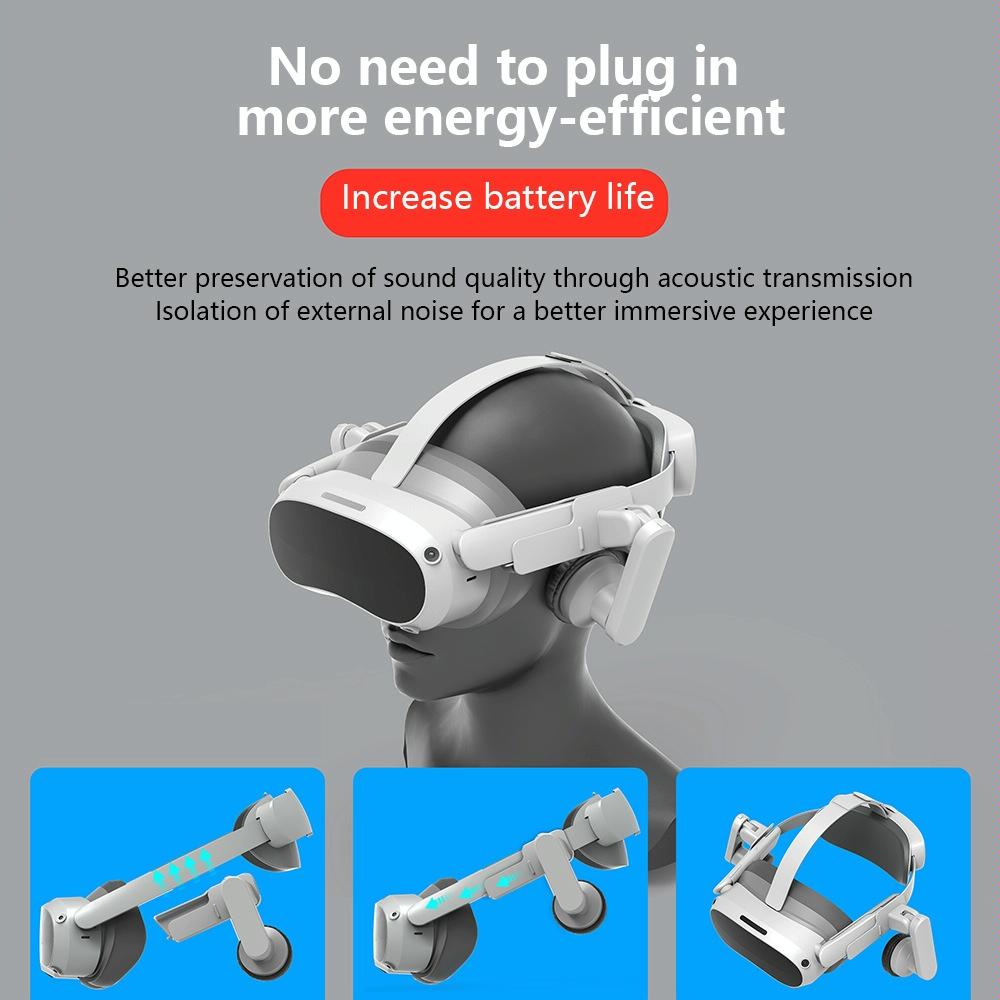 Interference-blocking Vr Headset Earmuffs for Pico 4 6