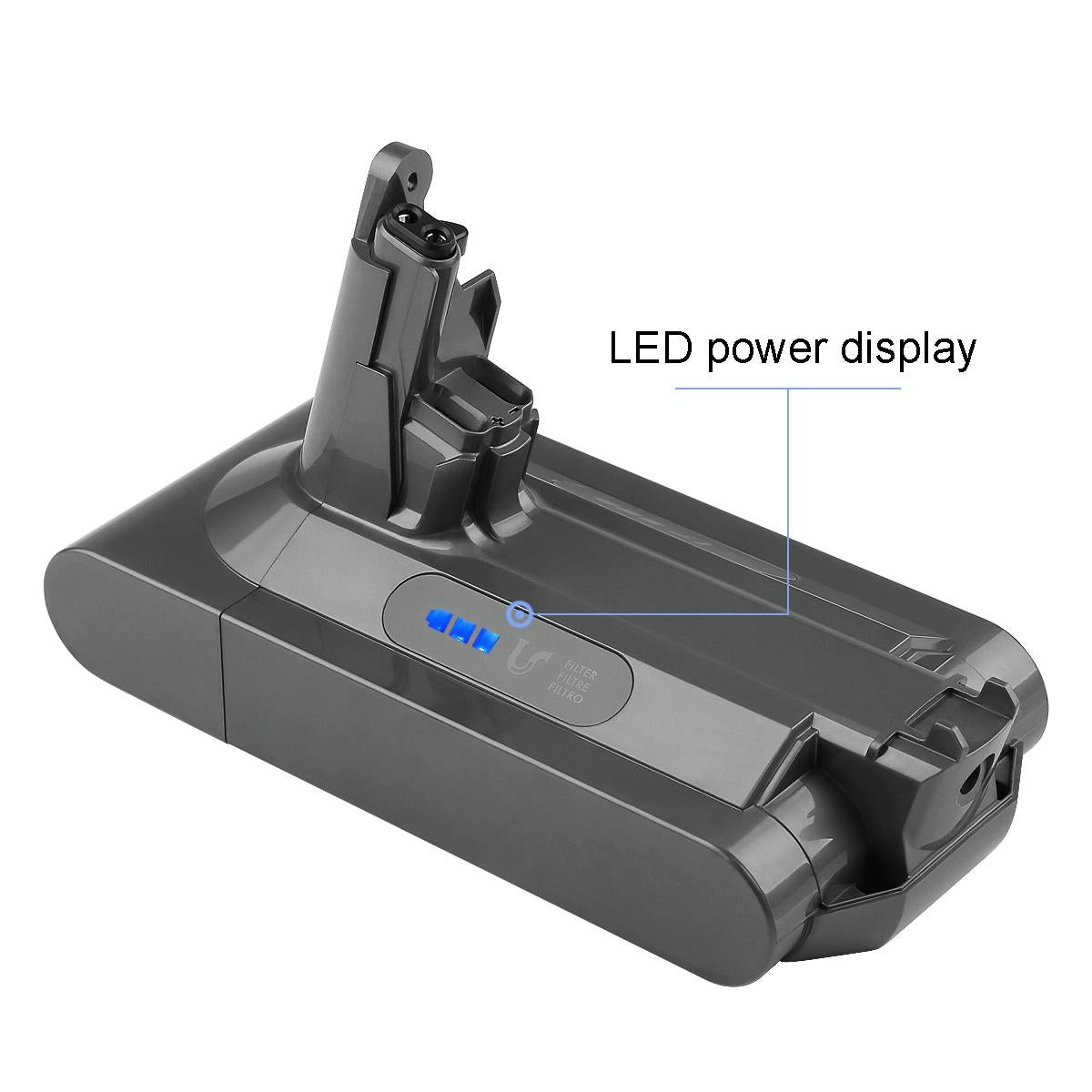 Replacement Battery for Dyson V10 Handheld Vacuum Accessories - 2600Mah 5