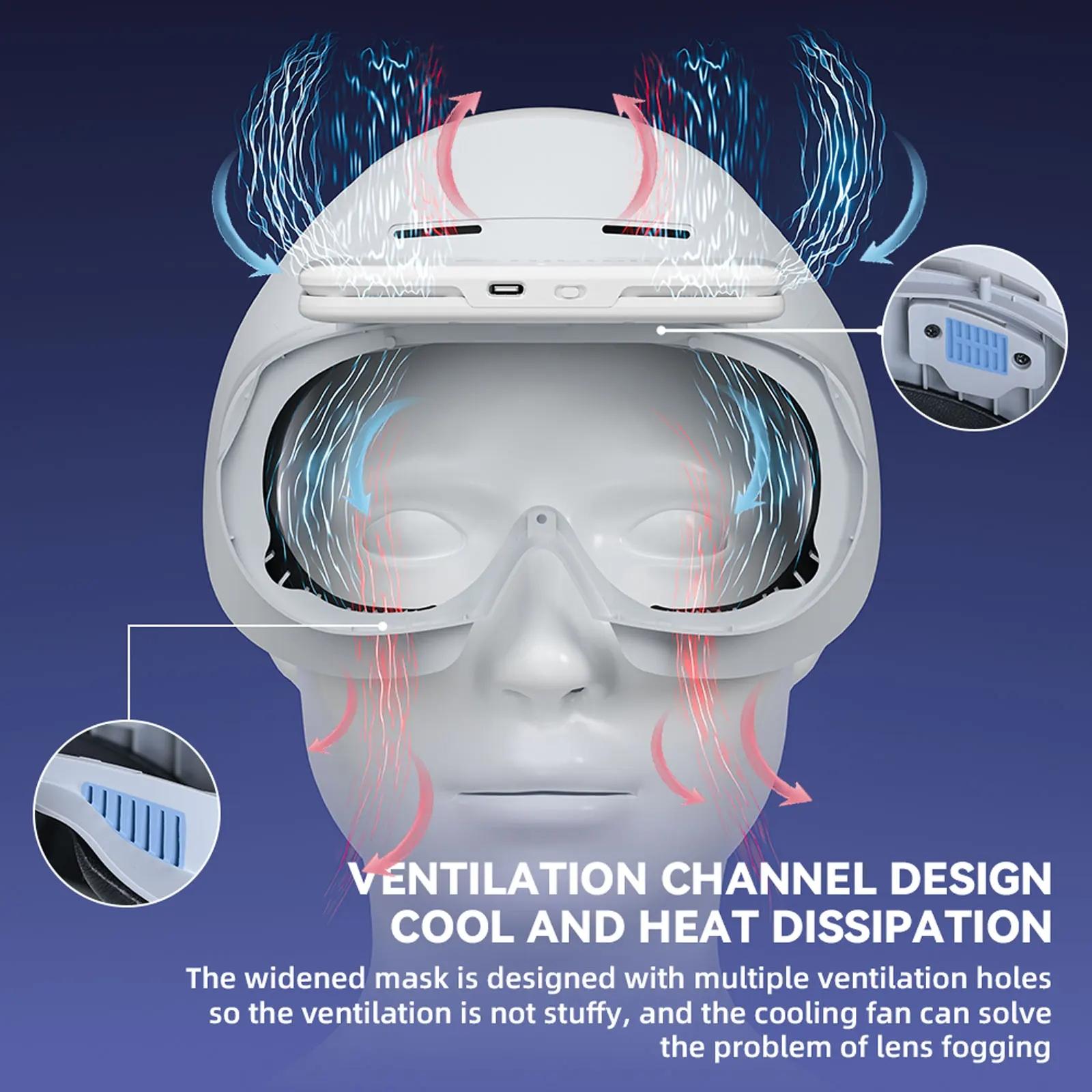 Comfortable Ice Silk Vr Face Cushion for Pico 4 Hibloks - 1Pc Pu Cotton 8